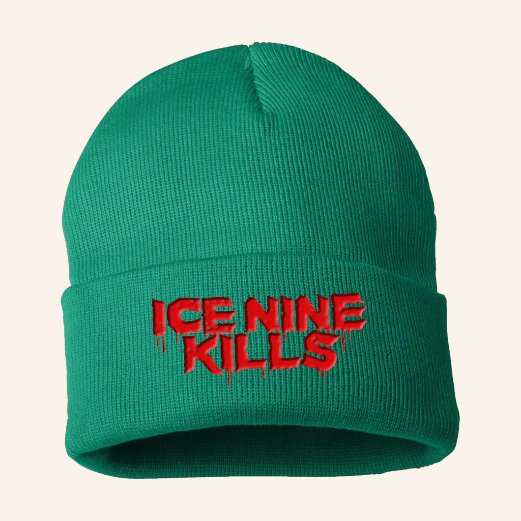 Ice Nine Kills Merch Horrordays Greenie Beanie Christmas Gift Ideas For Friends