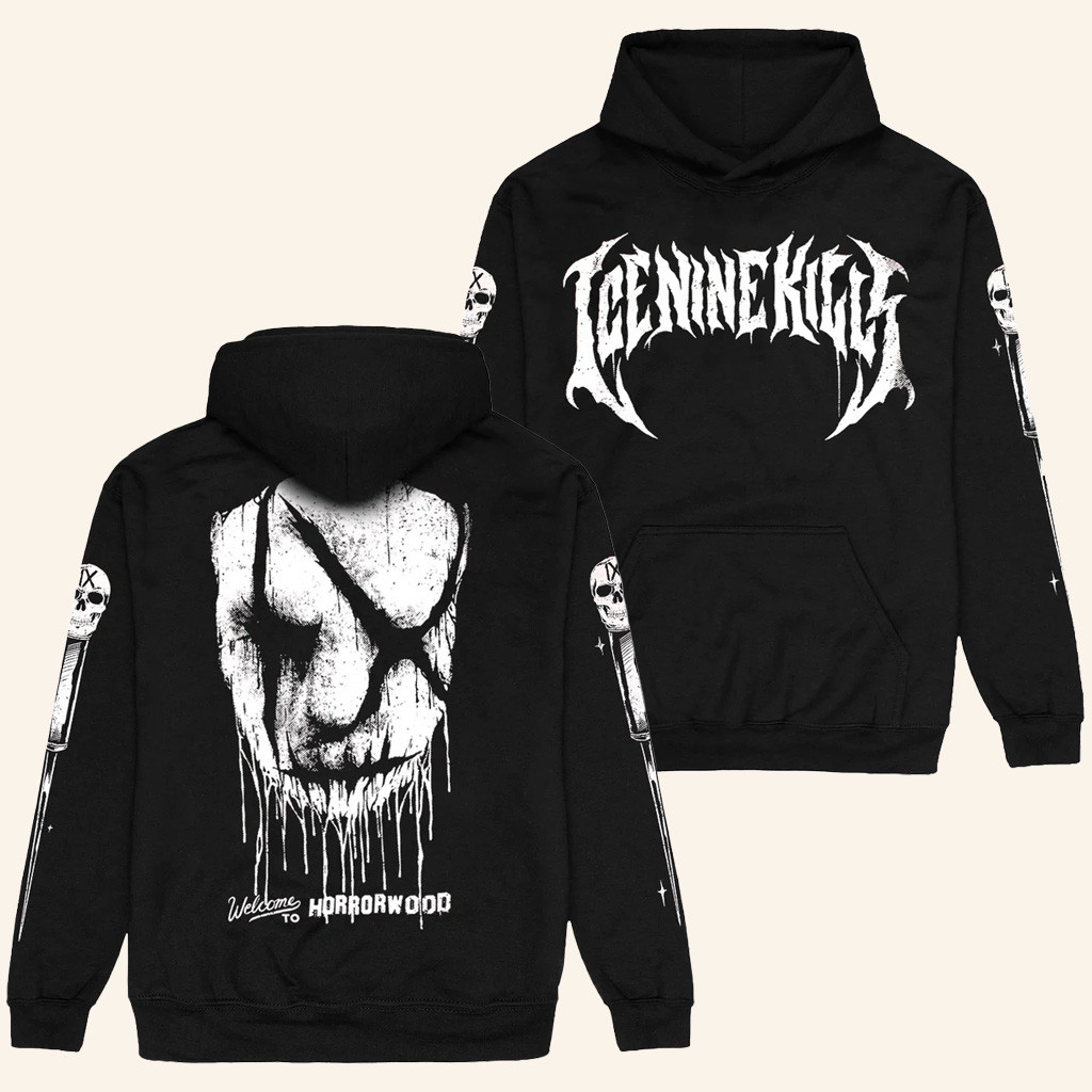 Ice Nine Kills Merch IX Mask Hoodie Best Gifts For Music Lovers Ice Nine Kills Merch IX Mask Hoodie Best Gifts For Music Lovers