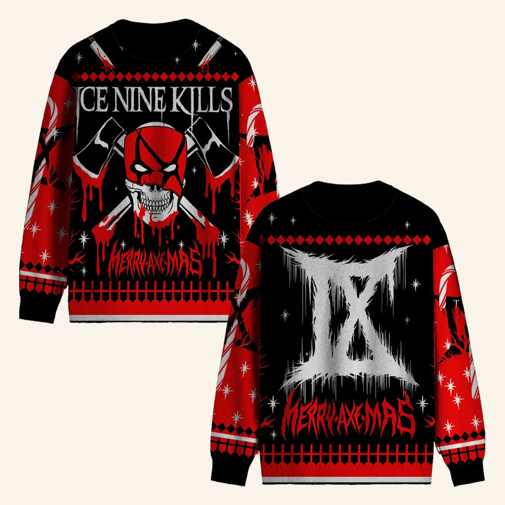 Ice Nine Kills Merch Kill The Impericon Christmas Sweater Christmas Presents For Boyfriend Ice Nine Kills Merch Kill The Impericon Christmas Sweater Christmas Presents For Boyfriend