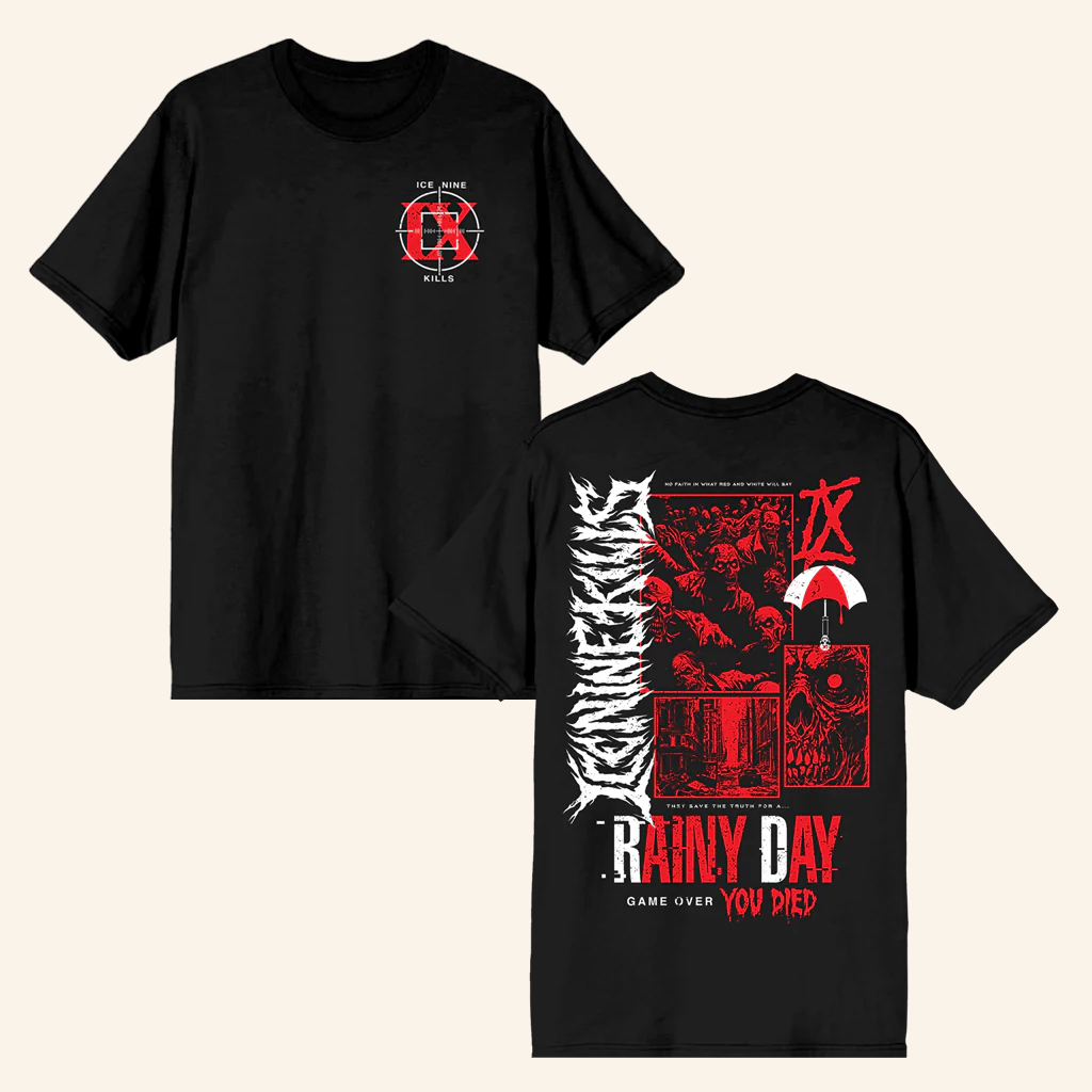 Ice Nine Kills Merch Rainy Day T-Shirt Music Lover Gifts For Him