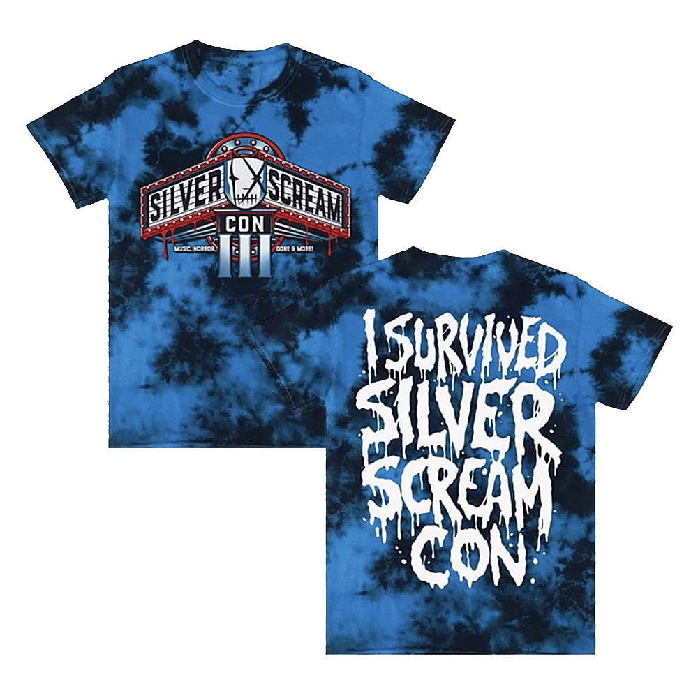 Ice Nine Kills Merch Shirt I Survived Silver Scream Con SSC III Tie Dye T-Shirt Fan Gifts