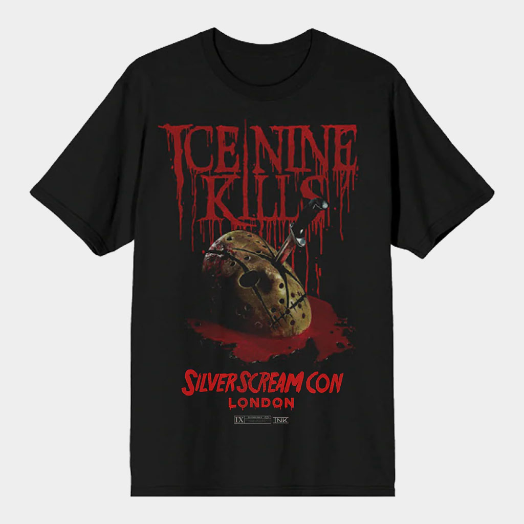 Ice Nine Kills Merch Silver Scream Con London T-Shirt Music Lover Gifts For Him Ice Nine Kills Merch Silver Scream Con London T-Shirt Music Lover Gifts For Him