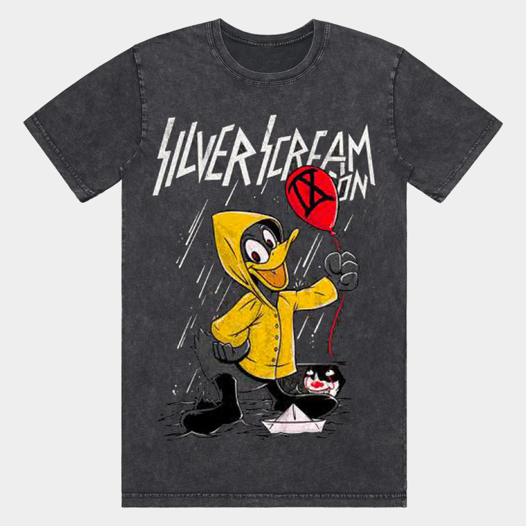 Ice Nine Kills Merch Silver Scream Con T-Shirt Music Gift Ideas For Guys