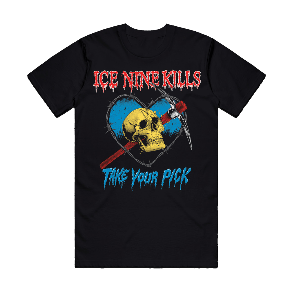 Ice Nine Kills Merch T-Shirt Skull Take Your Pick Shirt Ice 9 Kills Band Tour Merch Gifts