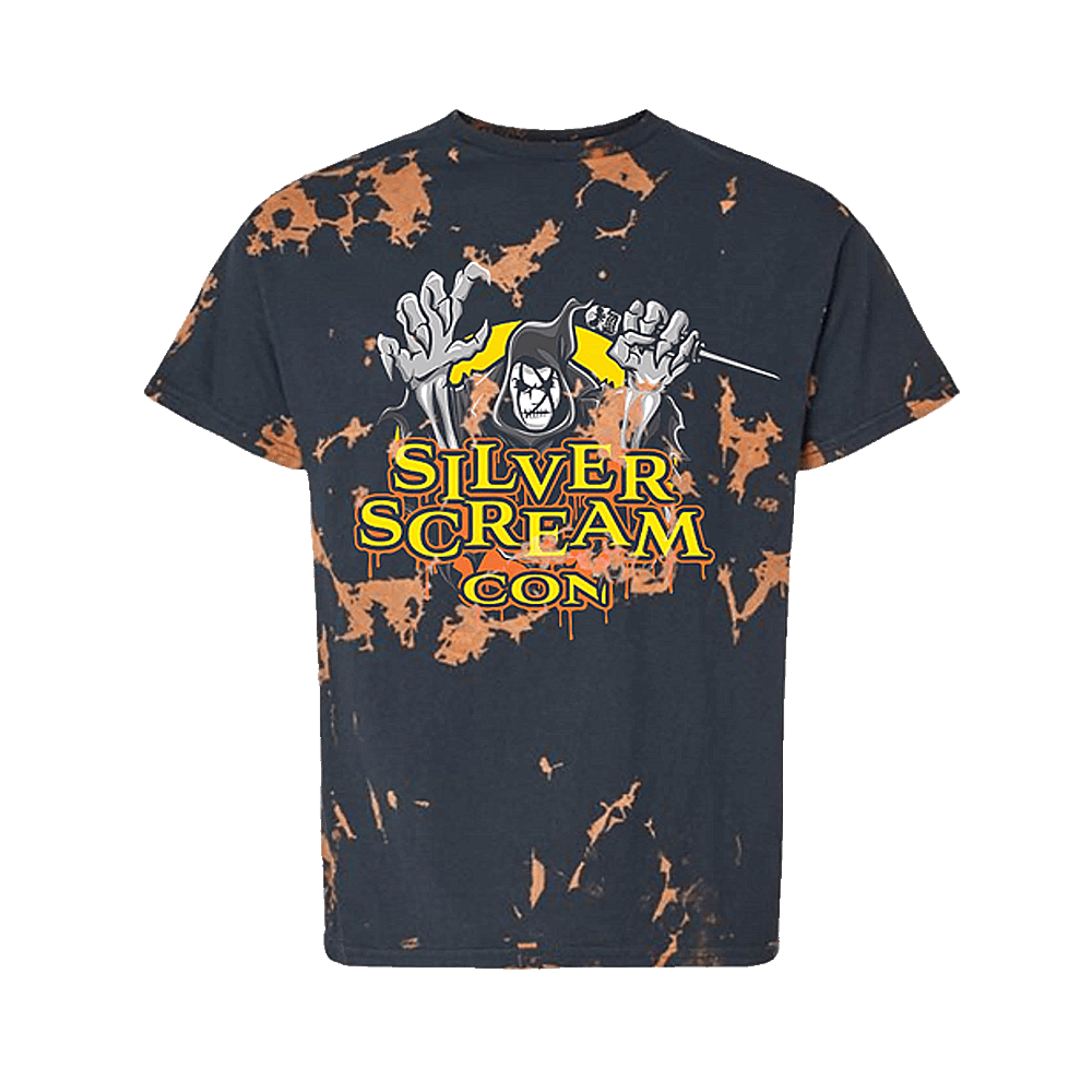 Ice Nine Kills Merch T-Shirt The Silver Scream Con SSC III Spirit Dye Shirt Ice 9 Kills Merch