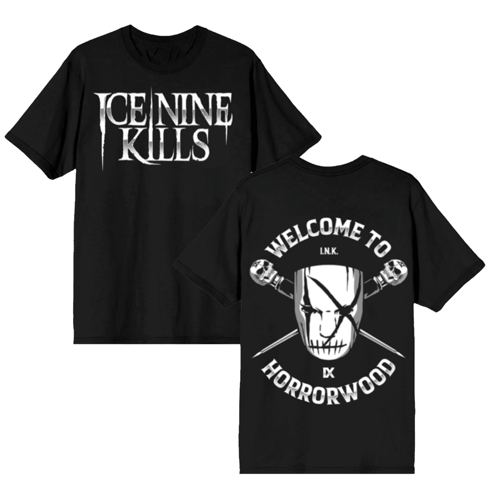 Ice Nine Kills Merch T-Shirt Welcome To Horrorwood Tee Shirt Ice Nine Kills Tour Merch