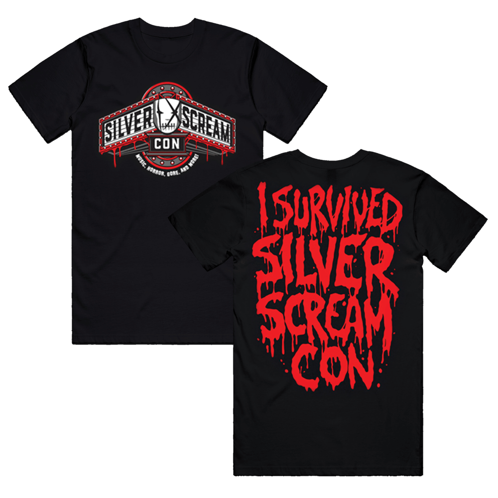 Ice Nine Kills Tour Merch Shirt I Survived Silver Scream Con SSC T-Shirt Clothing