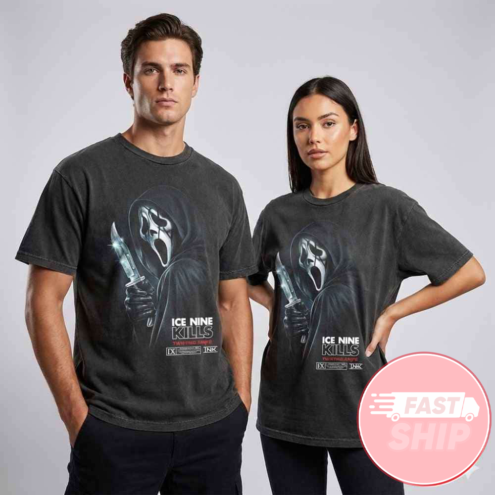 Ice Nine Kills x Ghost Face Scream 7 Series Movie Single Twisting The Knife Feb 2 2026 Wrong Answer T-Shirt