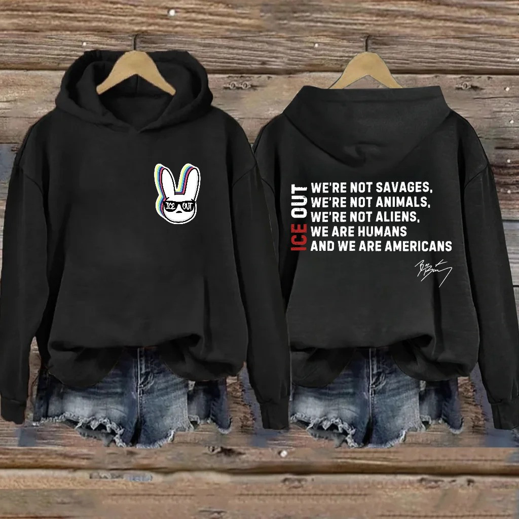 ICE Out In Grammy Bad Bunny Hoodie Political Protest Merch Trending Best Gift Ideas