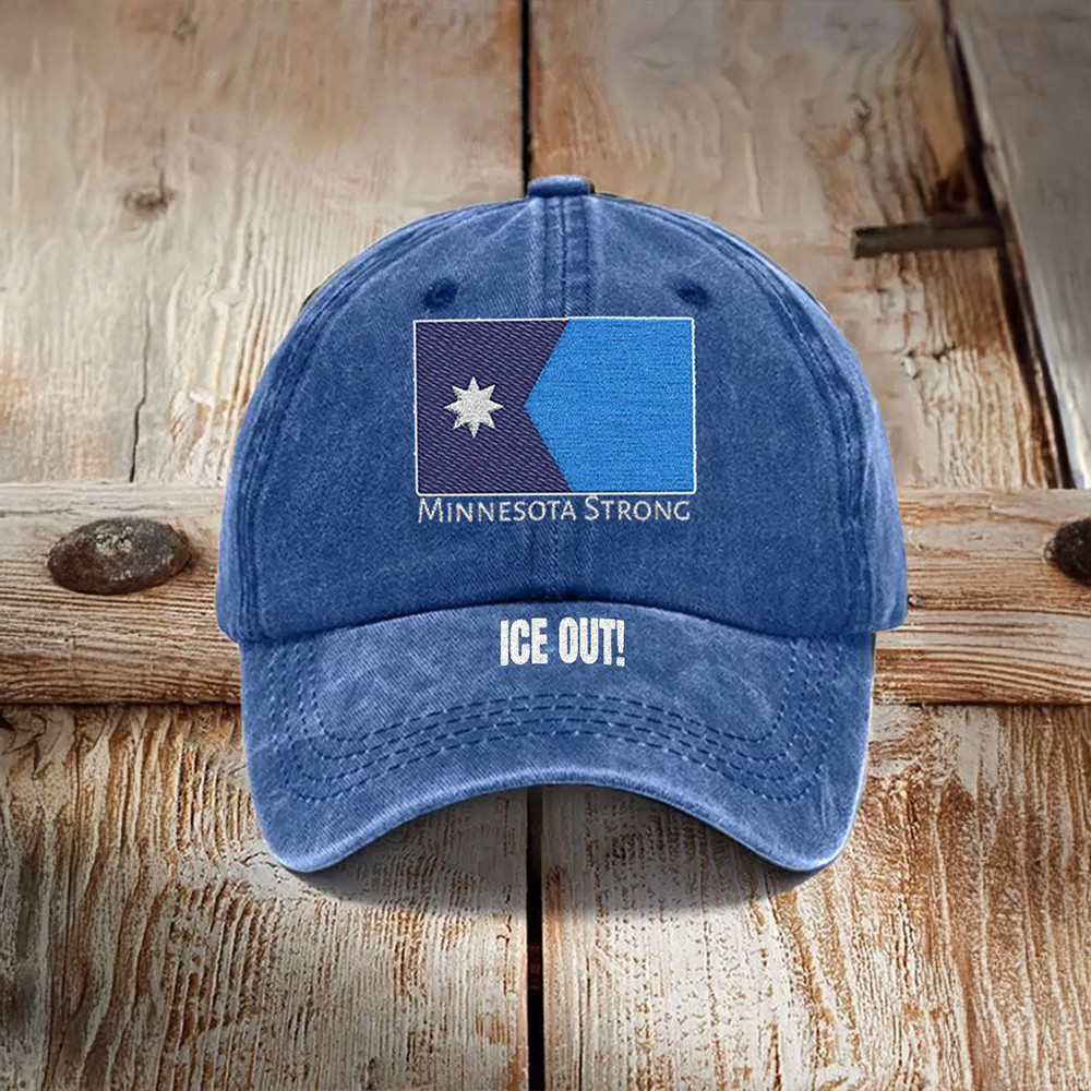 ICE Out Minnesota Strong Hat Alex January 13 Ice Out Baseball Cap Supporter Gift Ideas