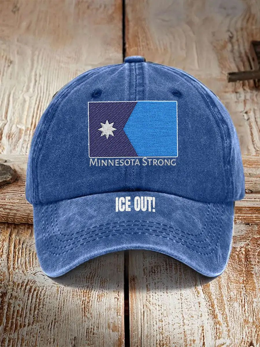 ICE Out Minnesota Strong Hat FDT Political Cap Gifts For Minnesota Supporters ICE Out Minnesota Strong Hat FDT Political Cap Gifts For Minnesota Supporters