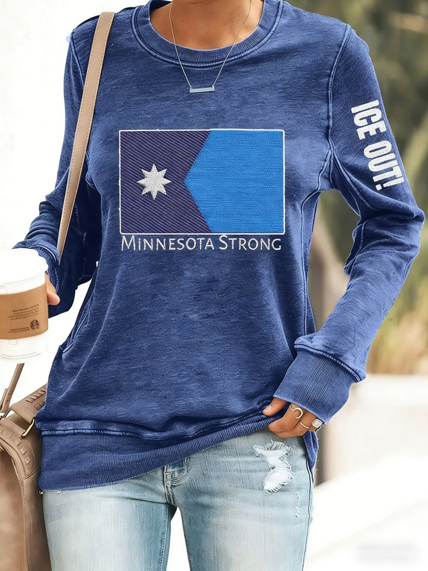 ICE Out Minnesota Strong Sweatshirt FDT Merch Minnesota Rebel Alliance Shirt Gifts For Mom ICE Out Minnesota Strong Sweatshirt FDT Merch Minnesota Rebel Alliance Shirt Gifts For Mom