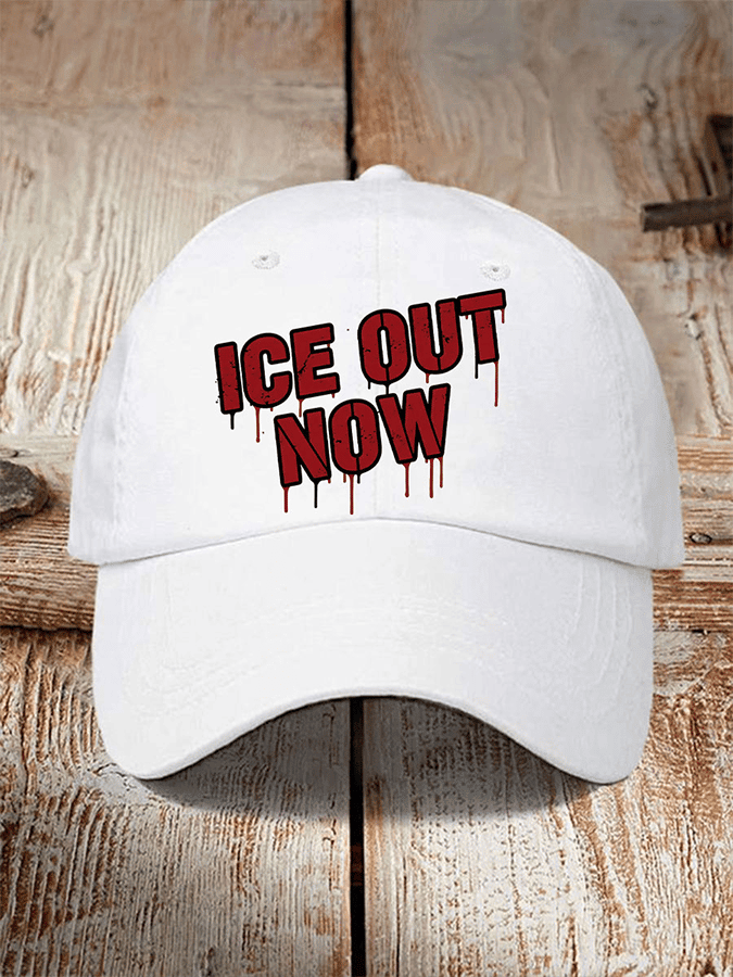 Ice Out Now Hat Justice For Renee Nicole Good Abolish ICE Cap Protest Gifts
