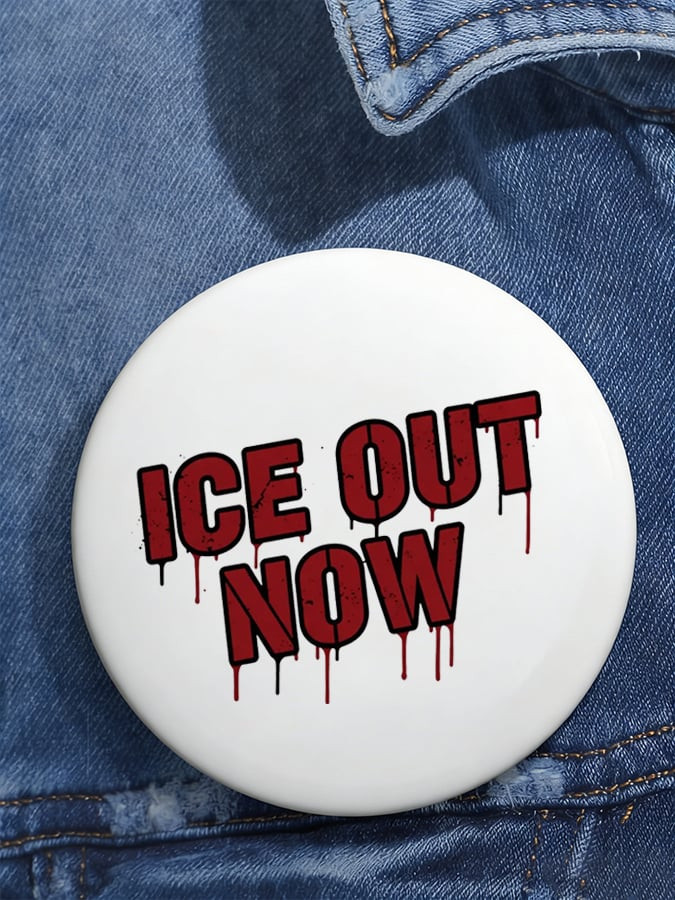 ICE Out Now Pin Button I Stand With Minnesota Button F ICE Political Merch Gifts For Dad ICE Out Now Pin Button I Stand With Minnesota Button F ICE Political Merch Gifts For Dad