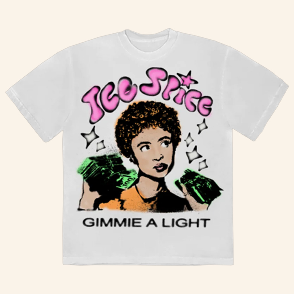 Ice Spice Merch Gimmie A Light T-Shirt Gift Ideas For Rap Lovers