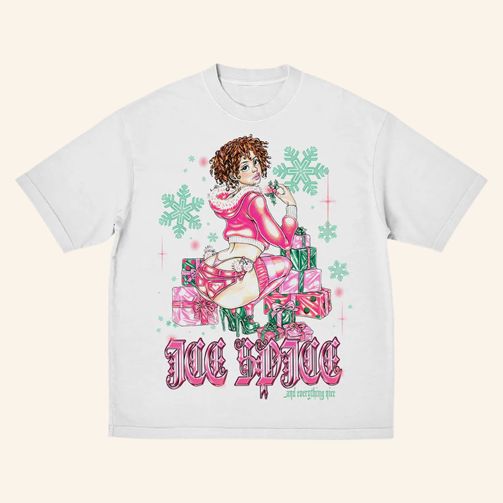 Ice Spice Merch Ice Spice And Everything Nice Holiday Shirt Gifts For Rap Fans