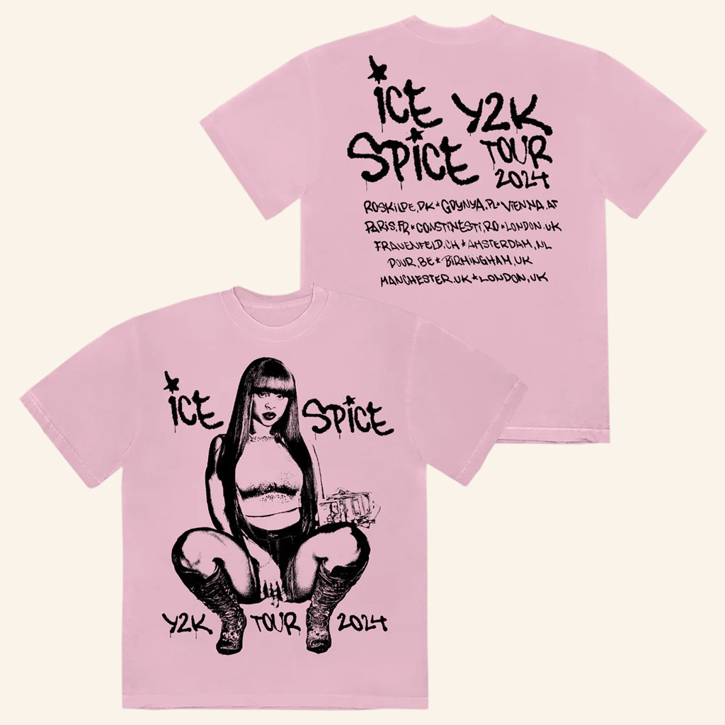 Ice Spice Merch Y2K Tour 2024 Dates T-Shirt Presents For Hip Hop Lovers Ice Spice Merch Y2K Tour 2024 Dates T-Shirt Presents For Hip Hop Lovers