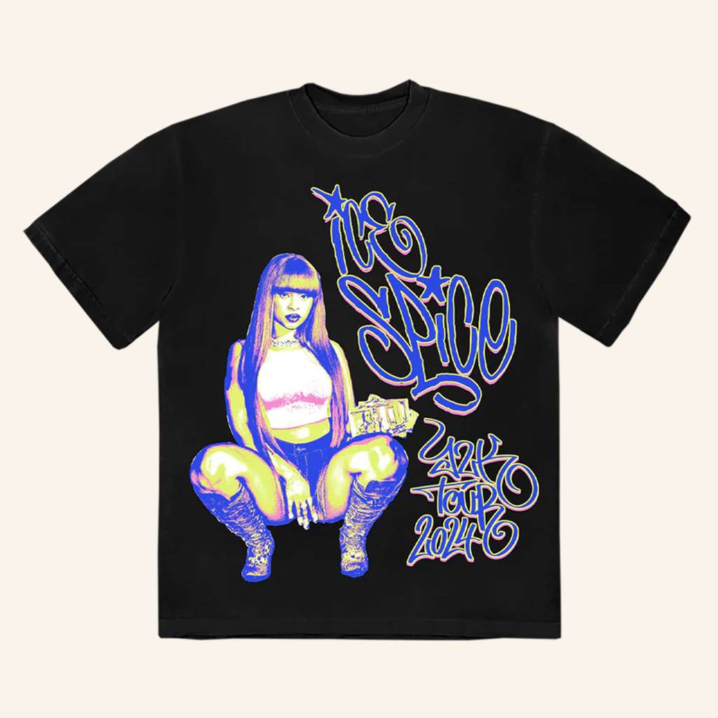 Ice Spice Merch Y2K Tour 2024 Portrait T-Shirt Best Gifts For Rapper Fans Ice Spice Merch Y2K Tour 2024 Portrait T-Shirt Best Gifts For Rapper Fans