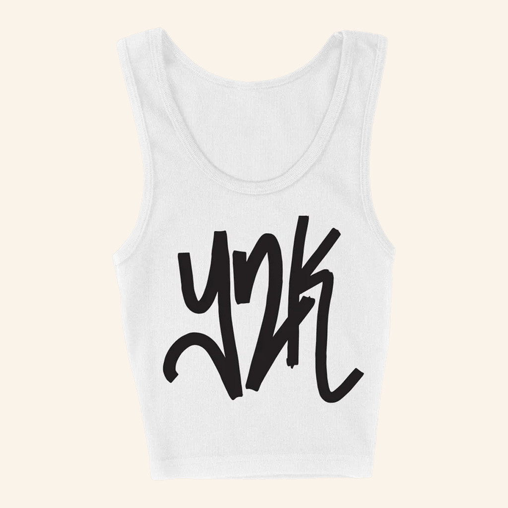 Ice Spice Merch Y2K White Tank Top Gift Ideas For Rap Lovers