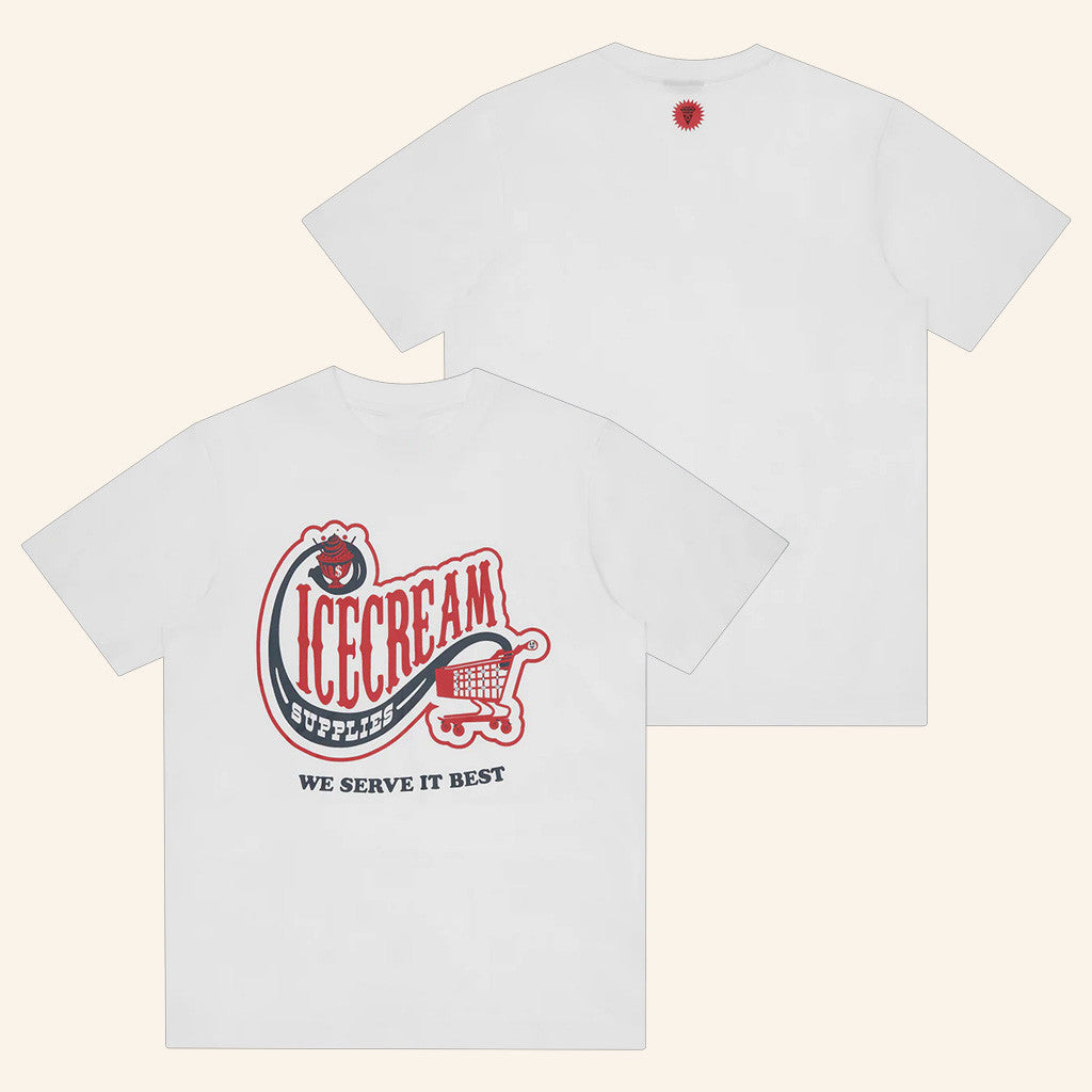 Icecream Merch We Serve It Best White T-Shirt Present For Wife