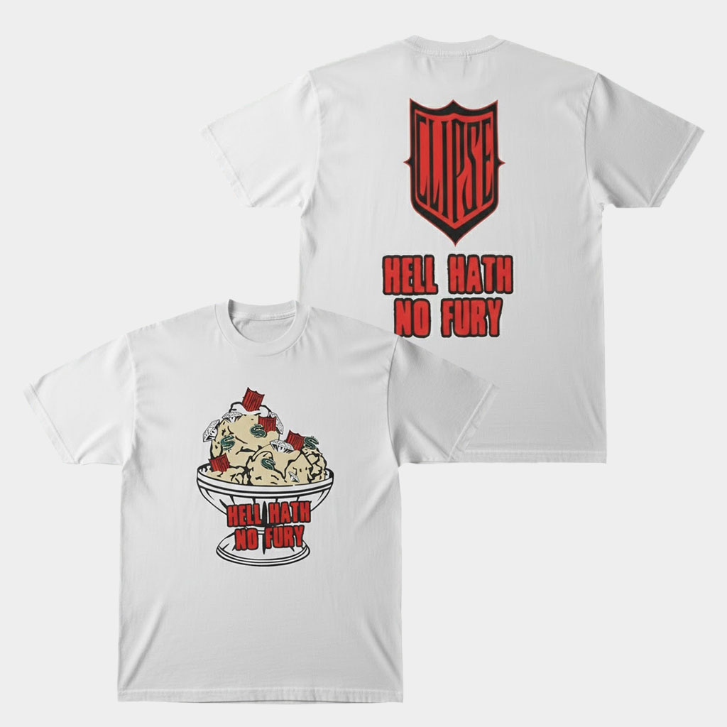 Icecream X Clipse Hell Hath No Fury 20Th Anniversary Shirt Gifts For Fans