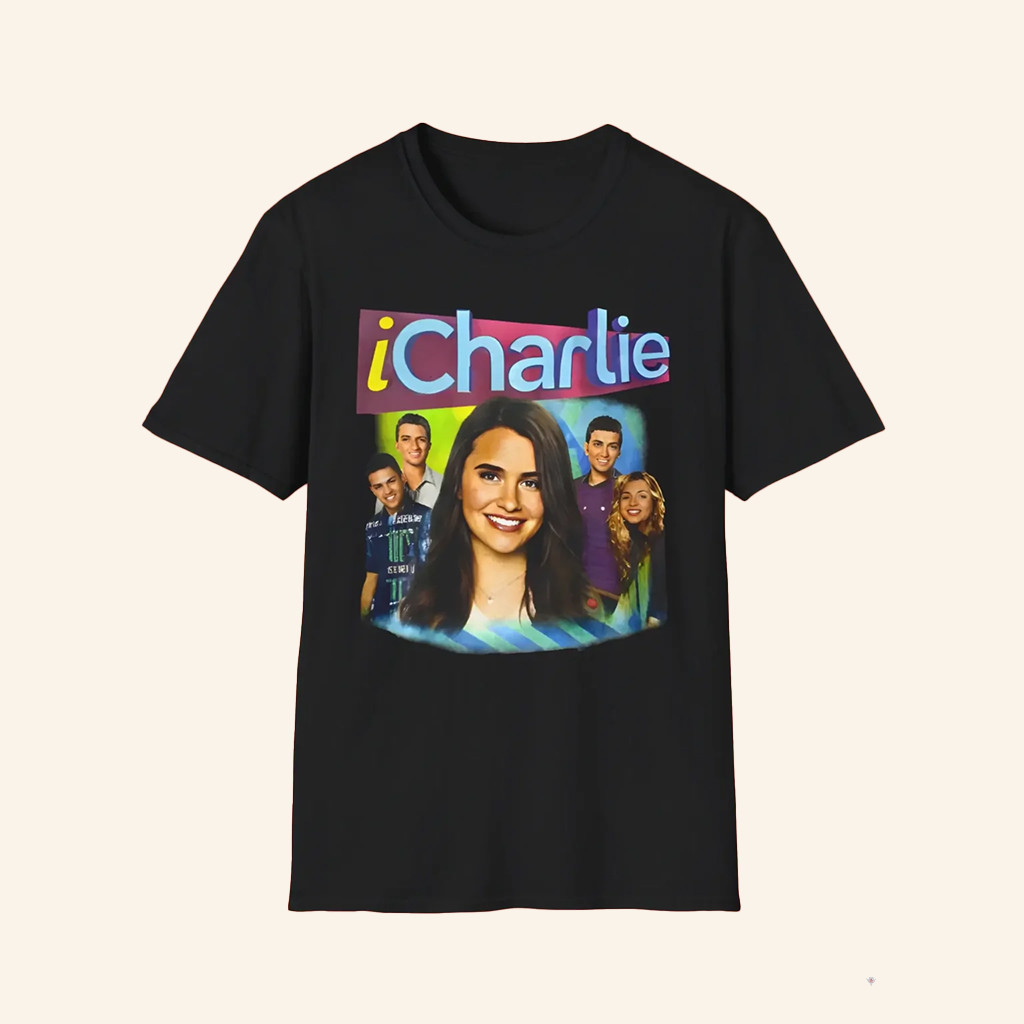 ICharlie Shirt iCarly Cast Photo T-Shirt Charlie Kirk RIP Merch Gifts For Friends