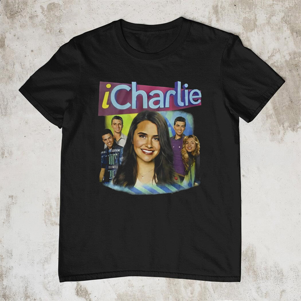 iCharlie Trending Viral Meme T-Shirt iCarly Parody Fan Gear Funny Shirt Best Gift For TV Show Fans