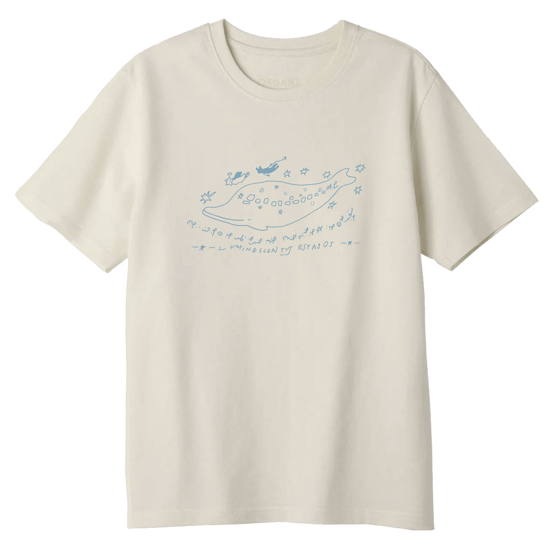 Ichiko Aoba Merch T-Shirt Twinkle Whale Tee Ivory Ichiko Aoba Tour Concert Merch Gifts