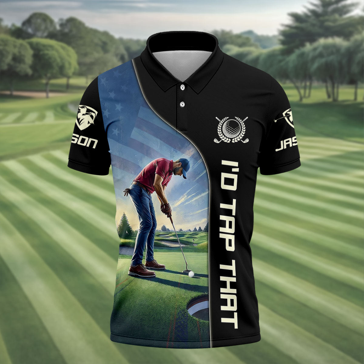 I'd Tap That Golf Shirt US Men's Apparel Good Golf Gifts For Men