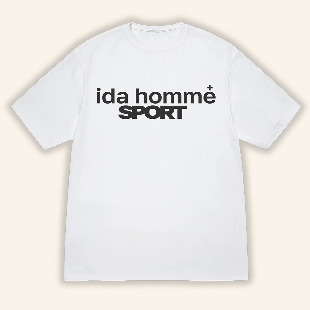 IDA Merch IDA Homme Sport White T-Shirt Great Gifts For Boyfriend