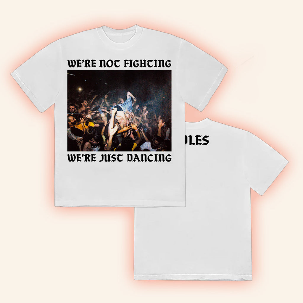 Idles Band Merch WeRe Not Fighting White T-Shirt Birthday Gift Ideas For Friends Idles Band Merch WeRe Not Fighting White T-Shirt Birthday Gift Ideas For Friends
