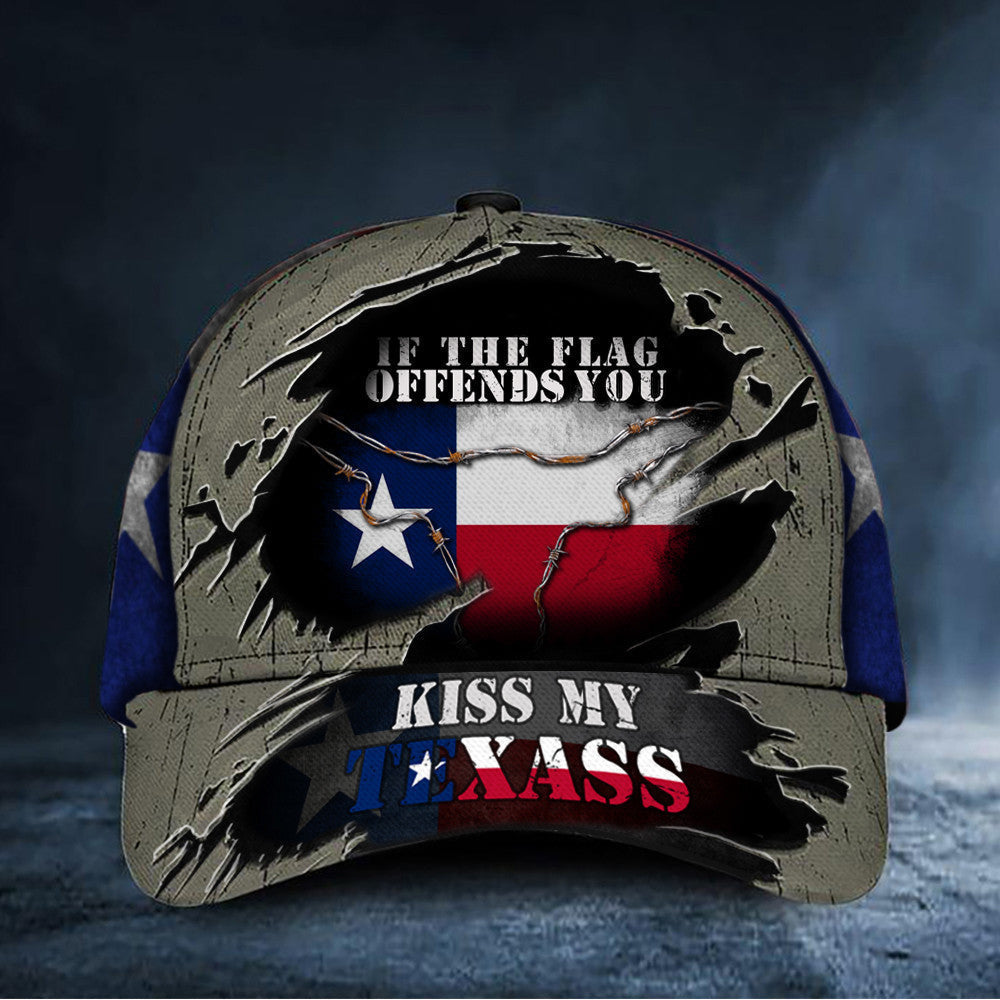 If The Flag Offend You Kiss My Texass Hat I Stand With Texas Hat Patriotic Cap Merchandise If The Flag Offend You Kiss My Texass Hat I Stand With Texas Hat Patriotic Cap Merchandise