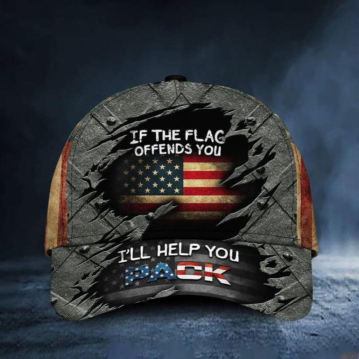 If The Offends You I'll Help You Pack Cap Best Gift For Friends and Husband and Dad on Veterans Day