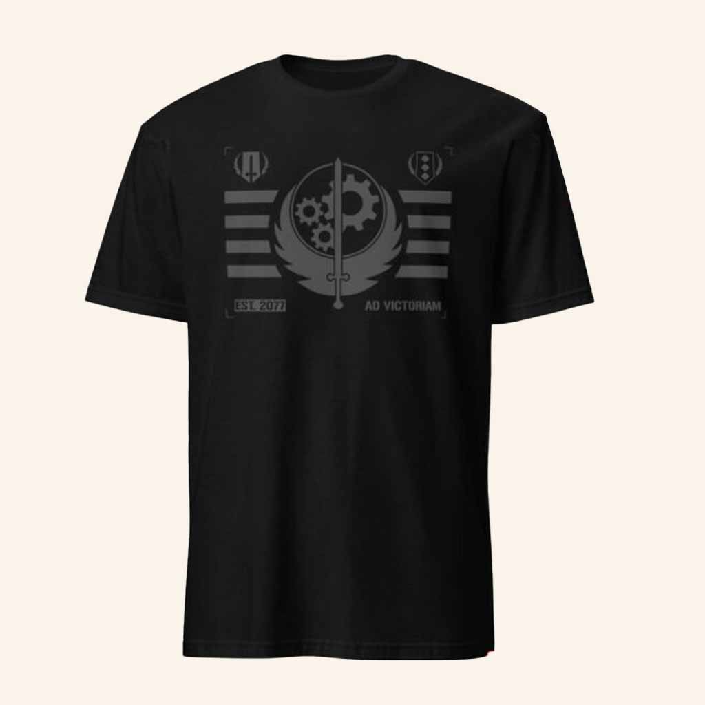 IGN Merch Fallout Brotherhood Of Steel Ad Victoriam Shirt Christmas Presents For Men IGN Merch Fallout Brotherhood Of Steel Ad Victoriam Shirt Christmas Presents For Men