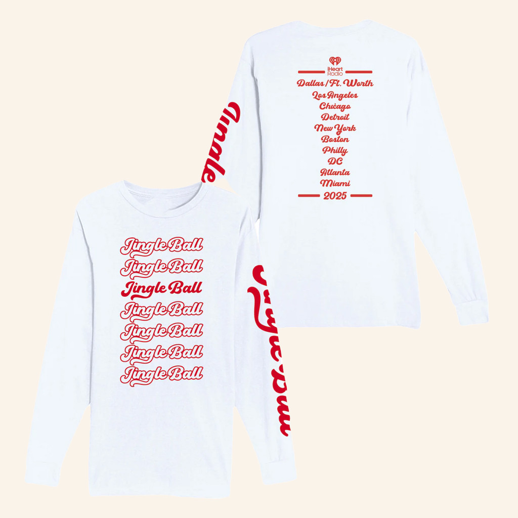 IHeart Merch Jingle Ball 25 Grocery Bag Repeat Long Sleeve T-Shirt Gift Ideas For Fans