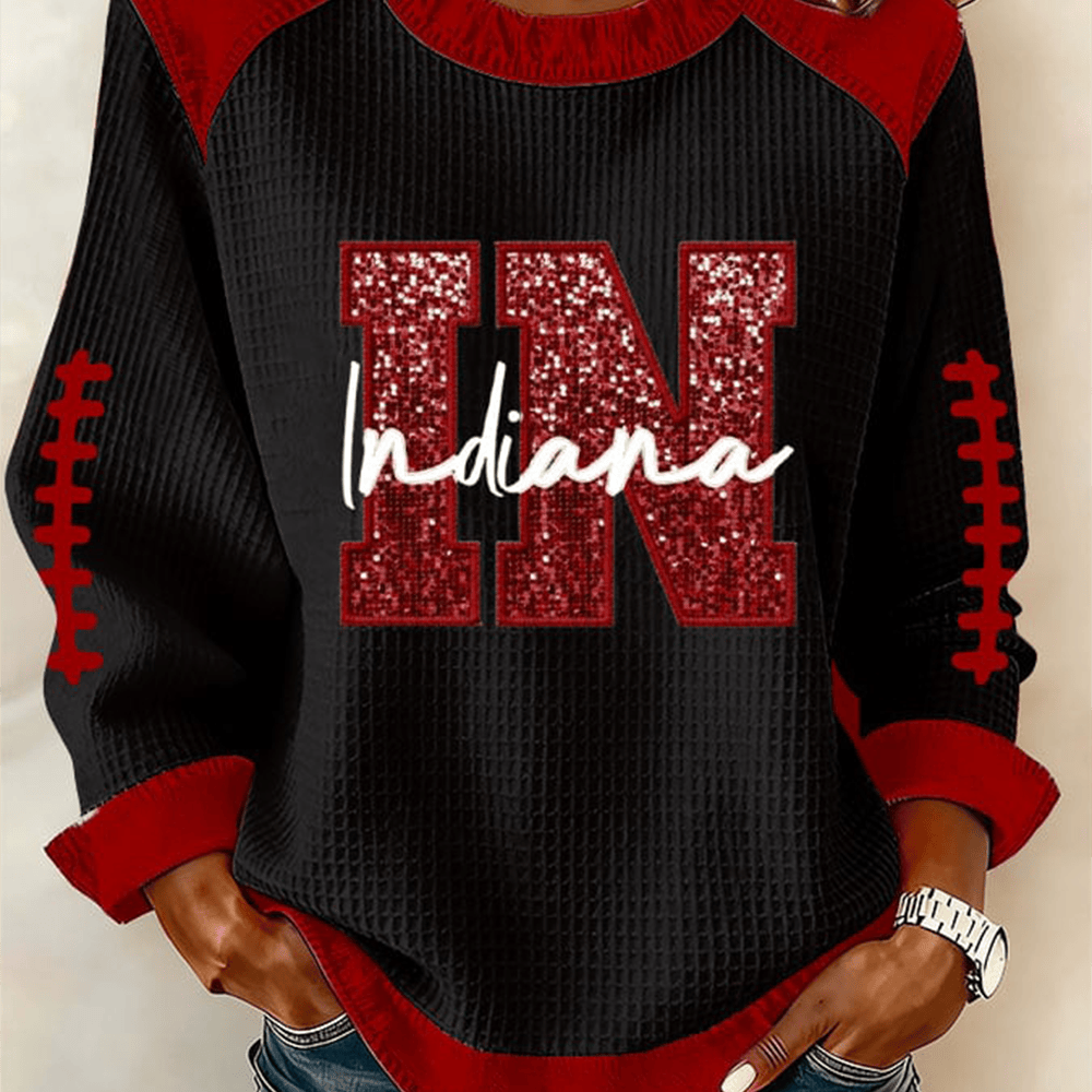 IIndiana Hoosiers Football Sweatshirt Game Day Football Clothing Gift For Wife