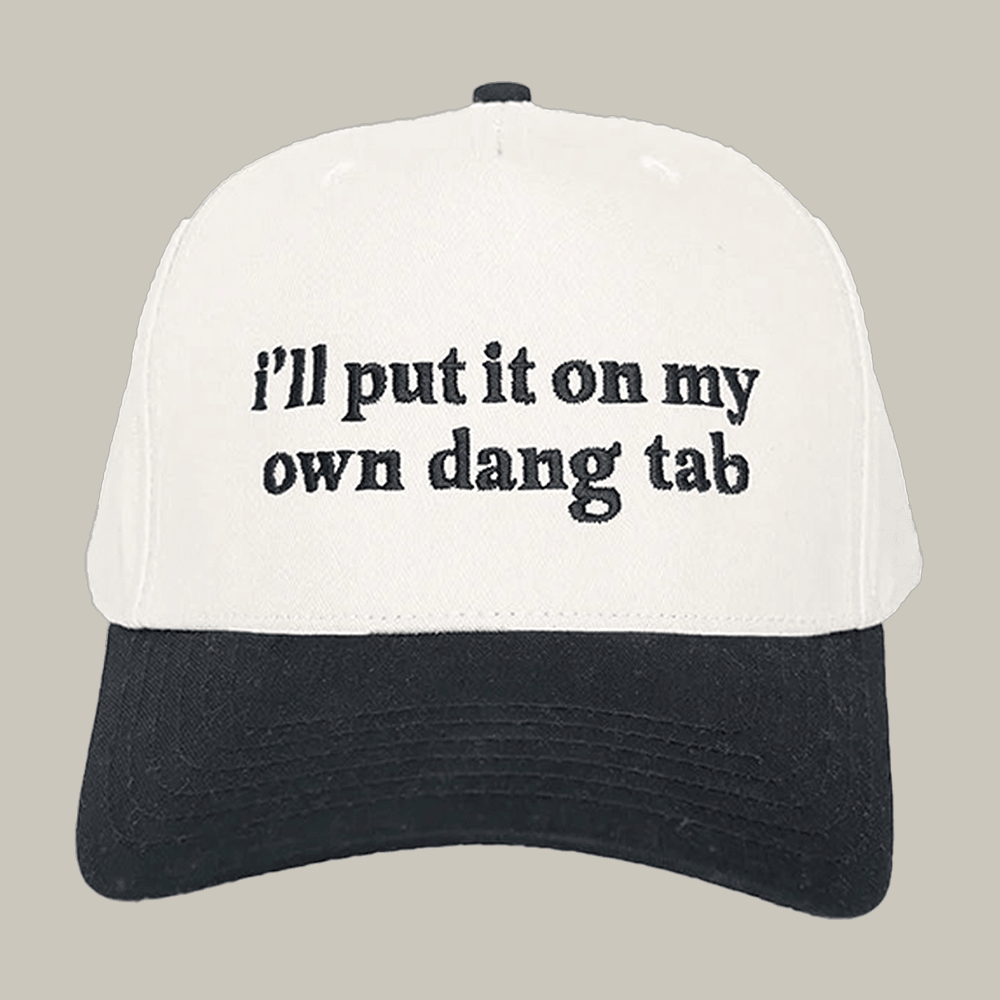I'll Put It On My Own Dang Tab Trucker Hat Funny Katydid Hat Sarcastic Gift Ideas