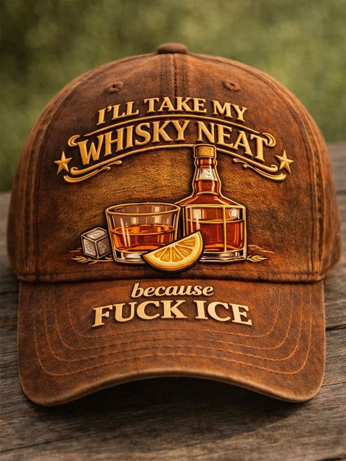 I'll Take My Whisky Neat Because F ICE Hat Minnesota Rebel Alliance Hat No King Cap