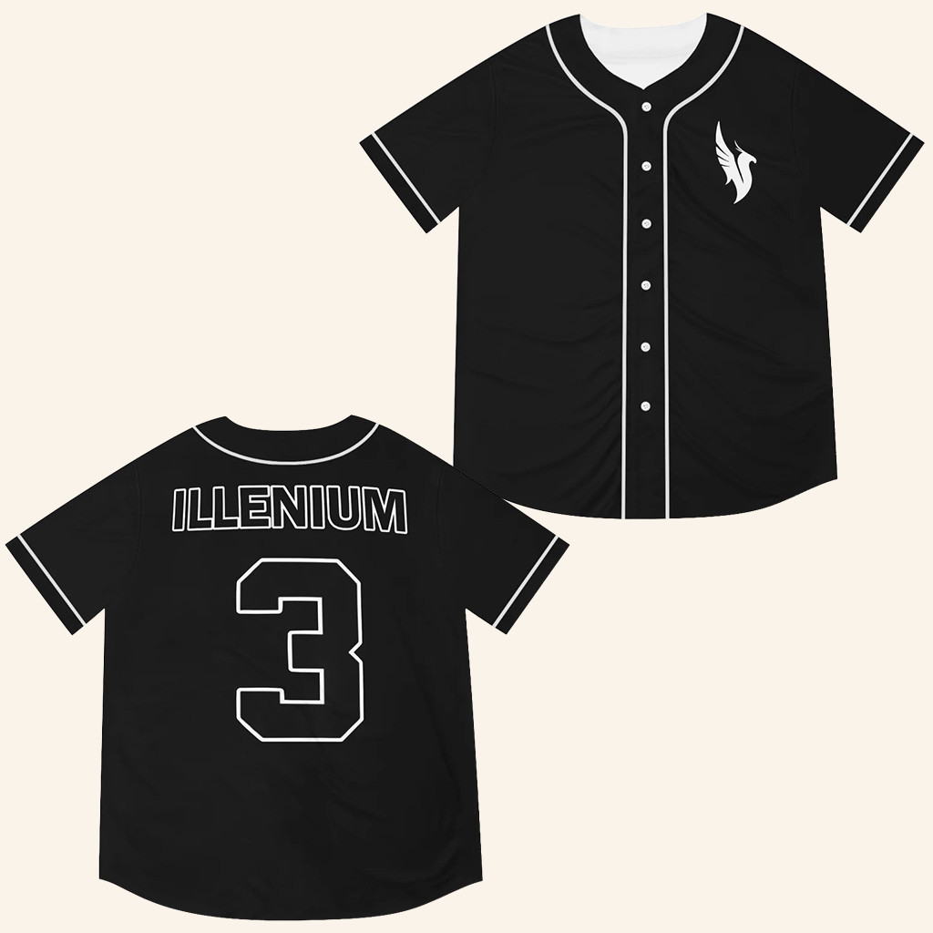 Illenium Baseball Jersey Illenium Merch Christmas Gifts For DJ Fans