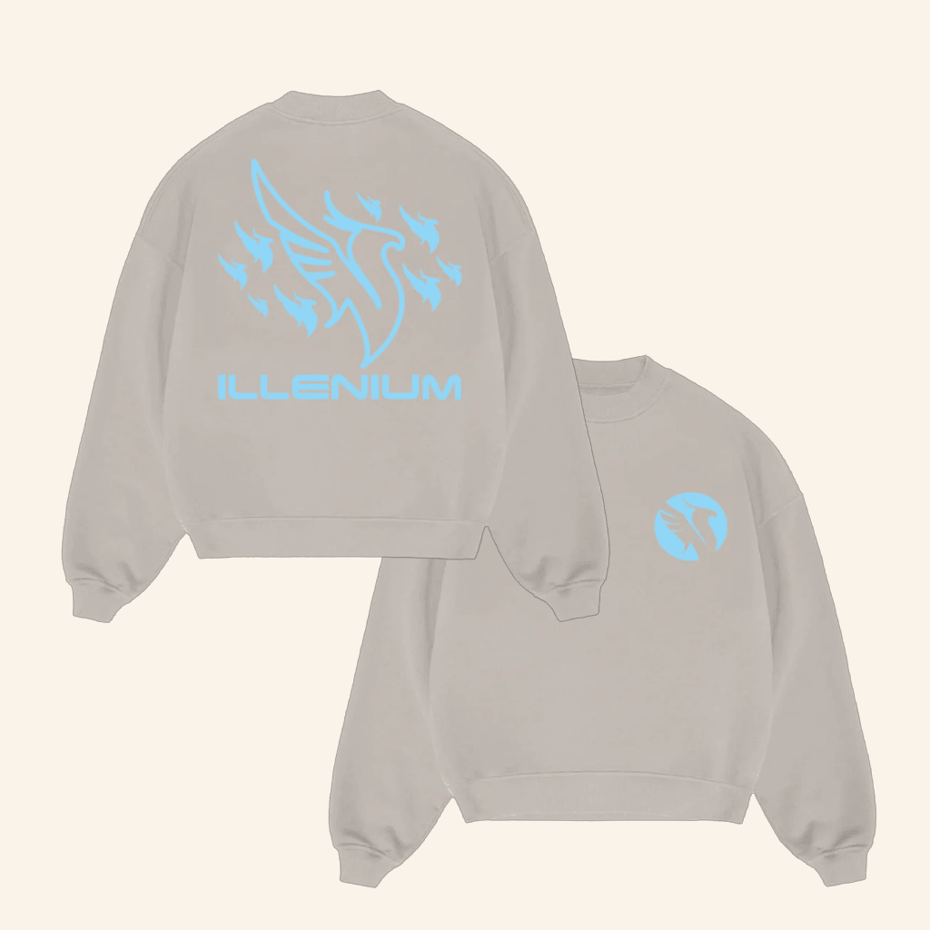 Illenium Merch Phoenix Crewneck Sweatshirt Gifts For Dudes Illenium Merch Phoenix Crewneck Sweatshirt Gifts For Dudes