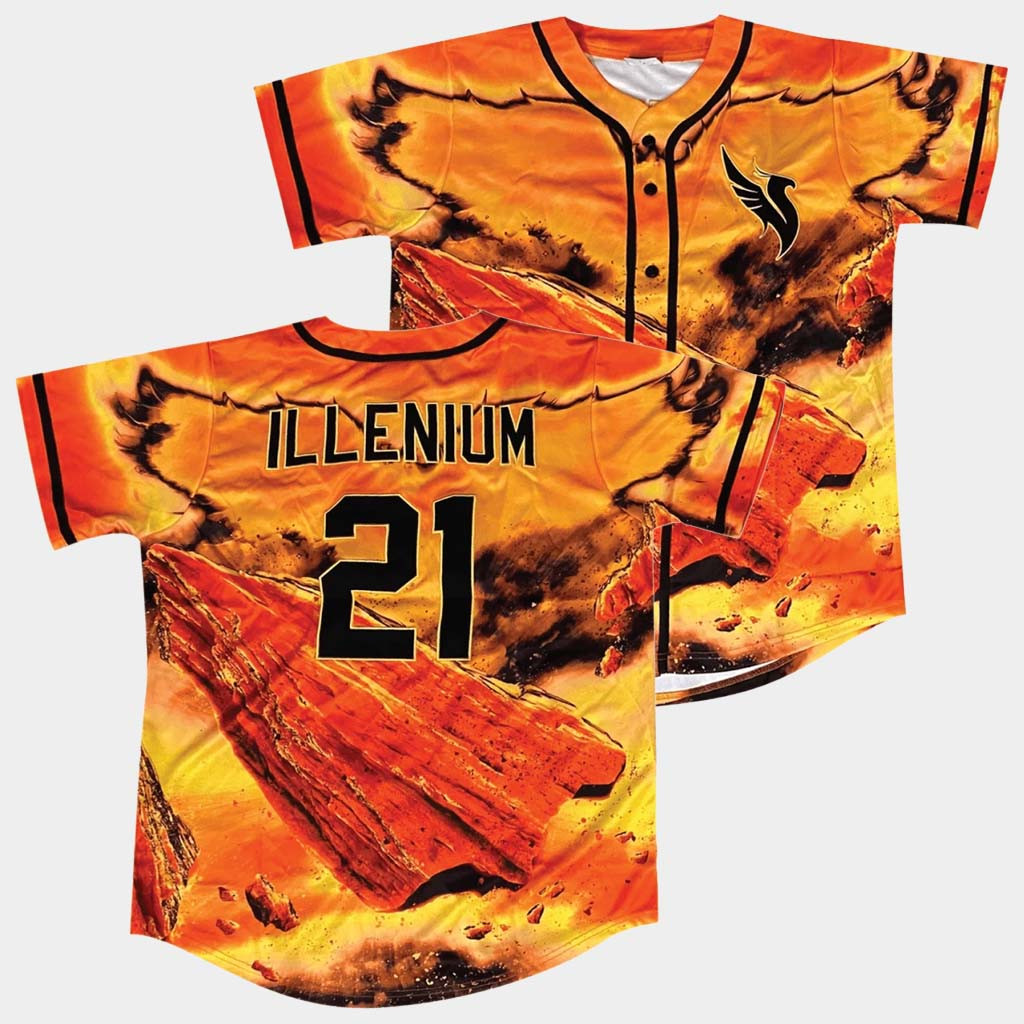 Illenium Merch Red Rocks 2021 Baseball Jersey Good Gifts For Boyfriend