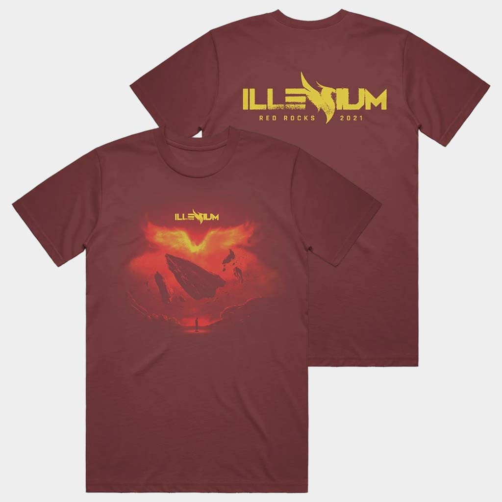 Illenium Merch Red Rocks 2021 T-Shirt Illenium Shirt Birthday Gift For Son