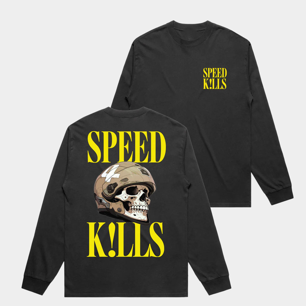 Illest Brand Merch Speed Kills Long Sleeve T-Shirt Best Gifts For Boyfriend-1