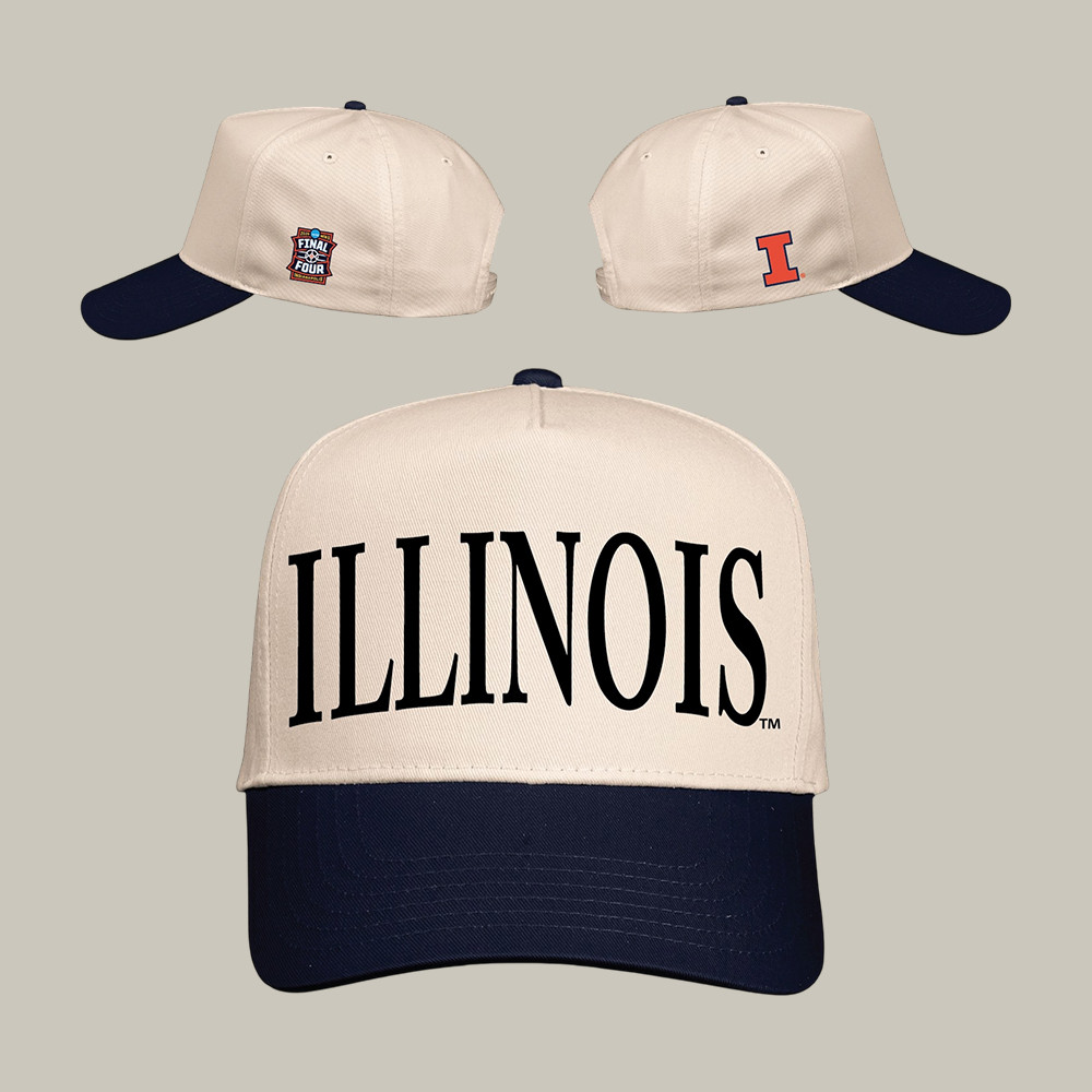 Illinois 2026 NCAA Men's Final Four Hat Basketball Merch Unique Gift For Fans