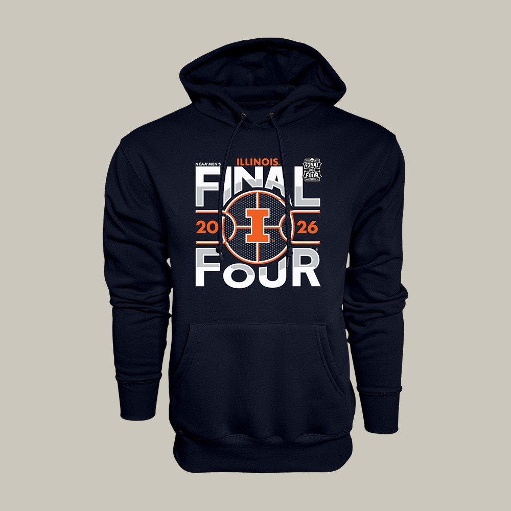 Illinois Basketball Final Four 2026 Hoodie Game Day March Madness Apparel Good Gift For Fans