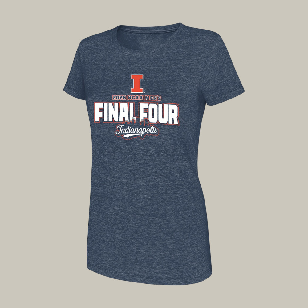 Illinois Basketball Final Four T-Shirt 2026 NCAA Men's Final Four Merch Basketball Lover Gift For Mom