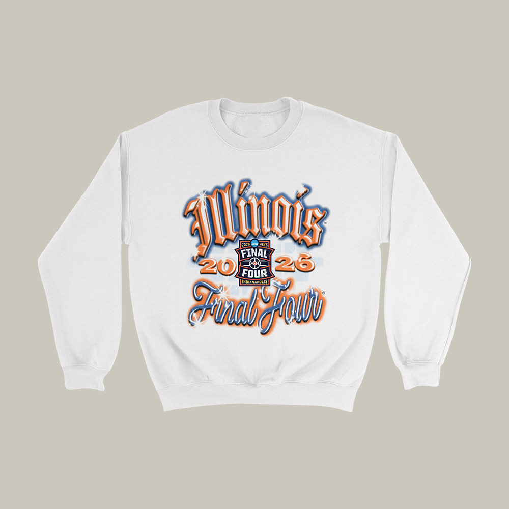 Illinois Fighting Illini 2026 Basketball Final Four Sweatshirt Game Day Clothing Gift For Him