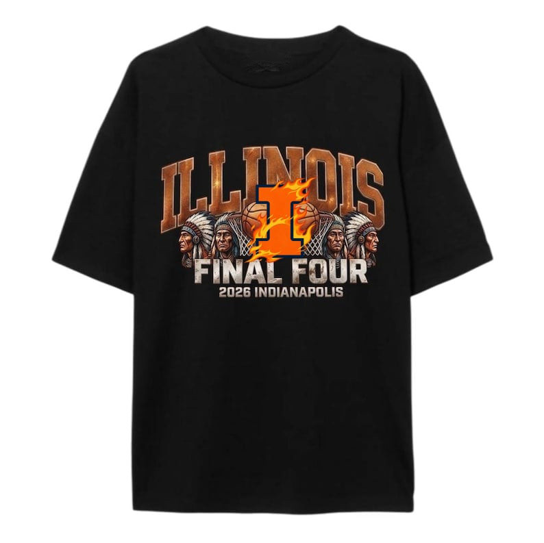 Illinois Fighting Illini 2026 Basketball Final Four T-Shirt March Madness Shirt Best Gift For Friends