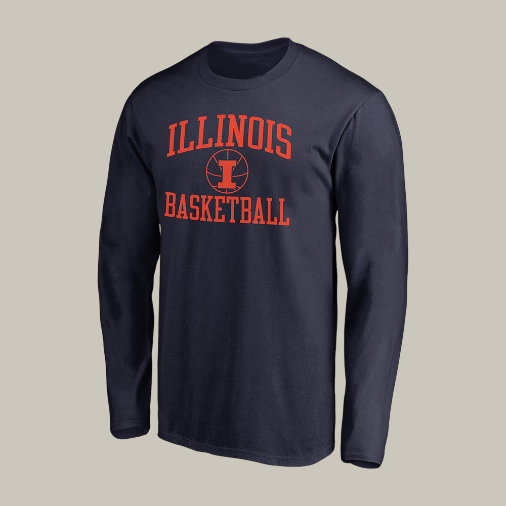 Illinois Fighting Illini 2026 FInal Four Long Sleeve Shirt Game Day Clothing Basketball Lover Gift