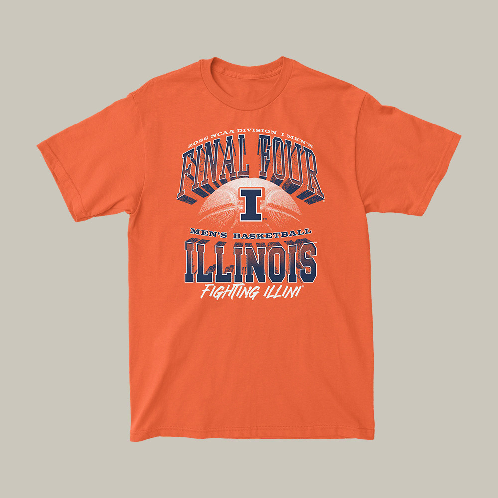 Illinois Fighting Illini 2026 NCAA Men's Basketball Final Four T-Shirt Game Day Shirt Basketball Gear